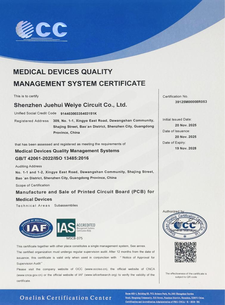ISO13485 Certificate