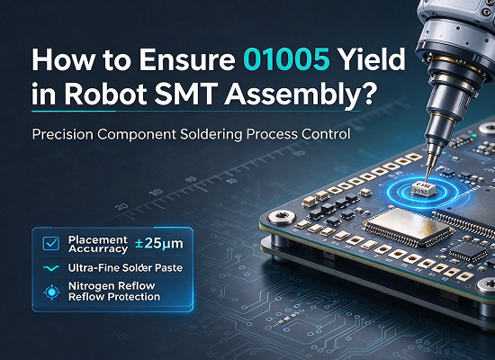 How Robot SMT Assembly Ensures Soldering Yield of 01005 Micro Components? Analysis of Precision PCBA Processing Technology