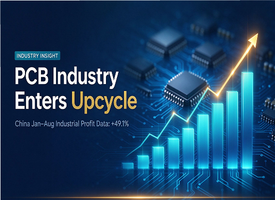Industrial Profit Data Jan–Aug: Electronics Circuit Manufacturing Profits Surge 49.1%, PCB Industry Enters a 