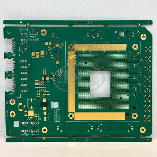 10层无卤高速通信PCB板