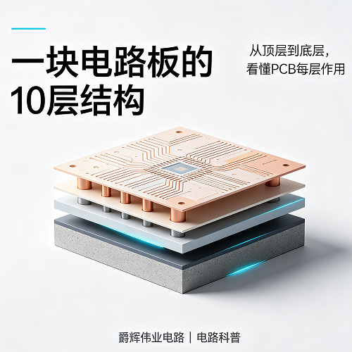 PCB各层都有什么用？顶层 / 底层 / 电源层 / 接地层详解