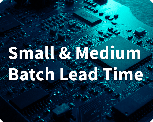 What is the lead time for low-to-medium volume production?