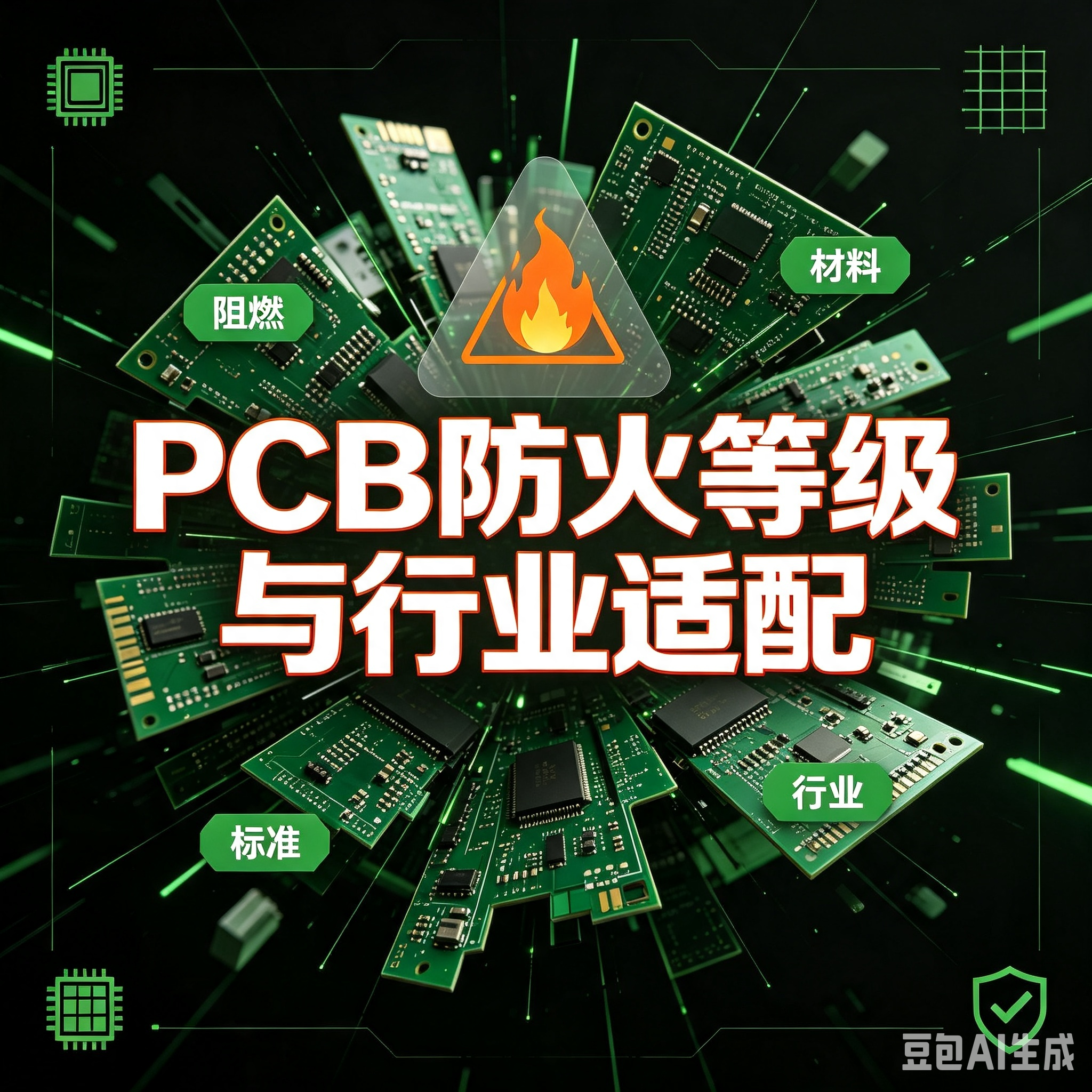 PCB防火等级与行业适配