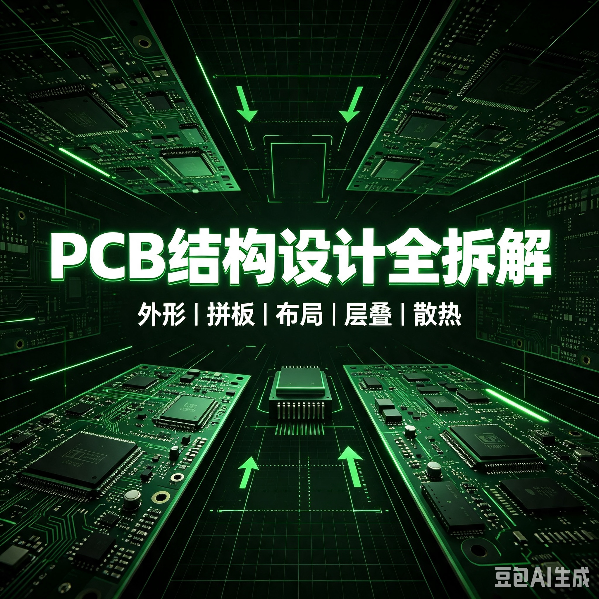 PCB 结构设计全拆解：外形、拼板、布局、层叠、散热
