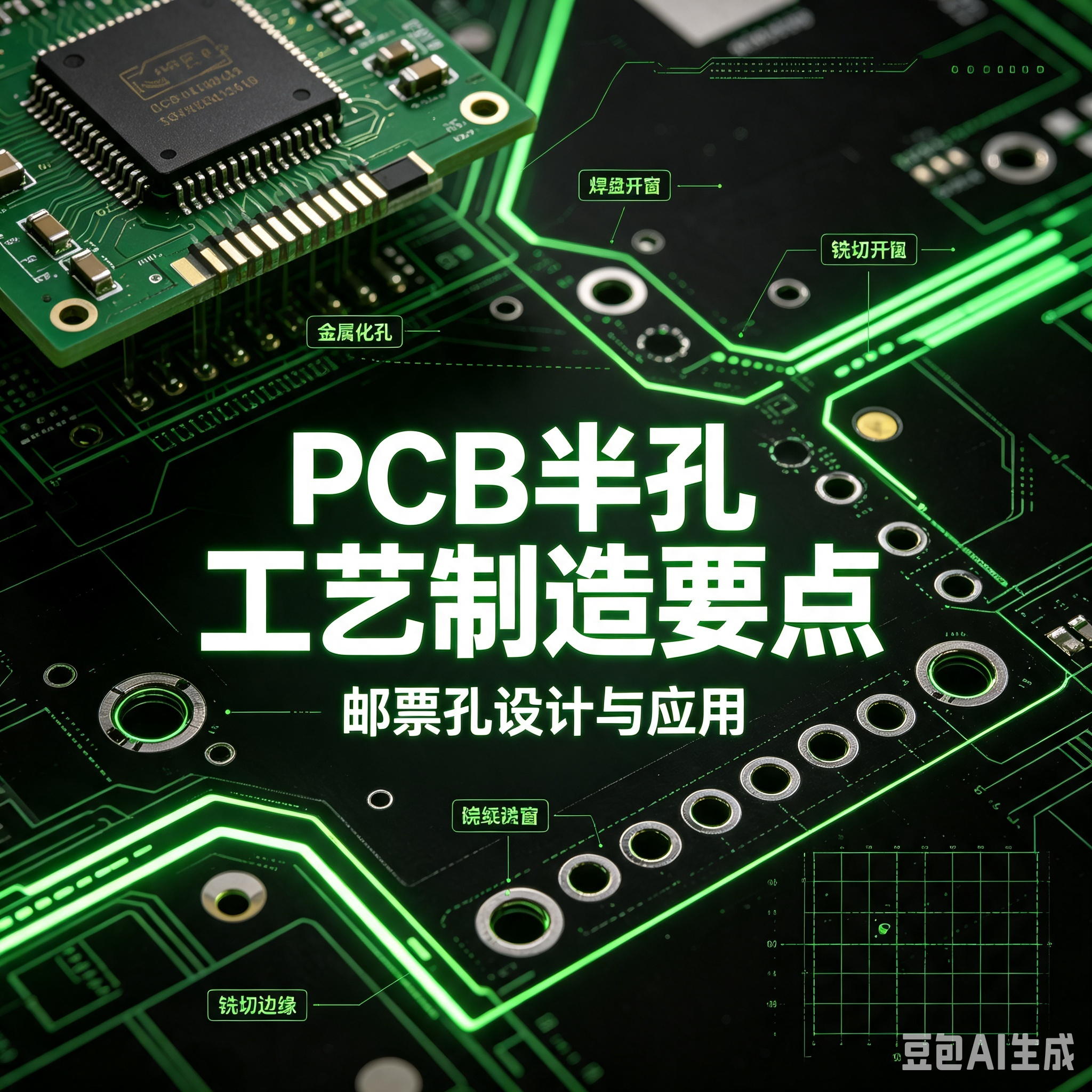 PCB 半孔工艺｜设计与制造要点